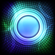Abstract shiny circle vector background with place for text