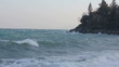 windy day on the beach