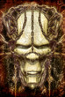 Illustration: Demon red painted Demon red painted