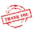 Thank you rubber stamp