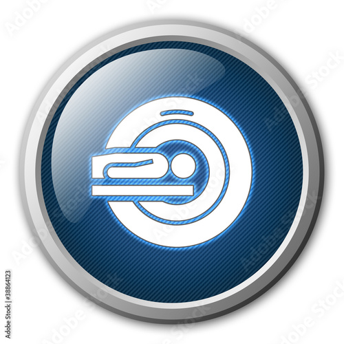 Illustration: MRI Glossy Button MRI Glossy Button