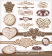 Decorative elements on Valentine's Day