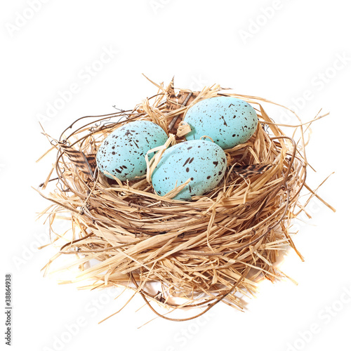 Photo: Nest of Easter Eggs Nest of Easter Eggs