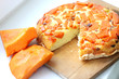 homemade sweet pumpkin pie