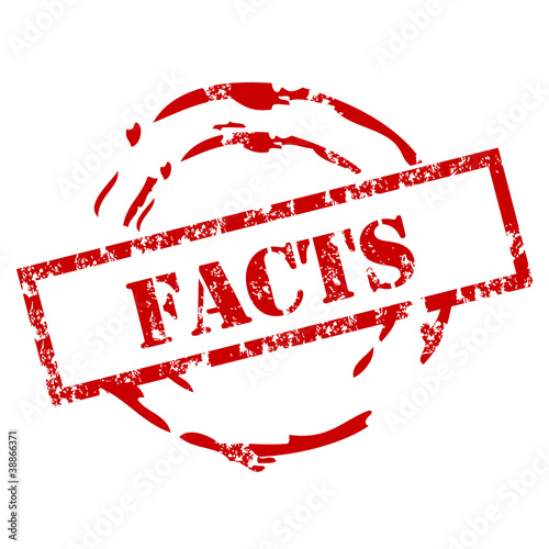 Vector: Grunge Facts Stamp Grunge Facts Stamp