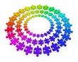 Regenbogen Puzzle 2