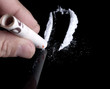 cocaine or other narcotic in line