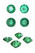 Round emerald