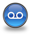 Voicemail Glossy Button