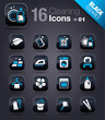 Black Squares - Cleaning Icons
