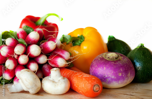 Photo: Fresh vegetables ready for cooking Fresh vegetables ready for cooking