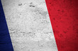 Illustration: Bandera francesa grunge Bandera francesa grunge