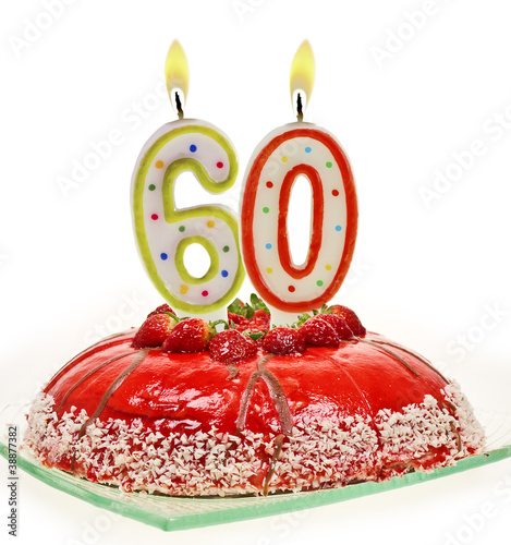 Foto: cake with number candles cake with number candles