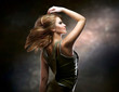Fashion Dancing Girl. Disco