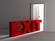 Exit door