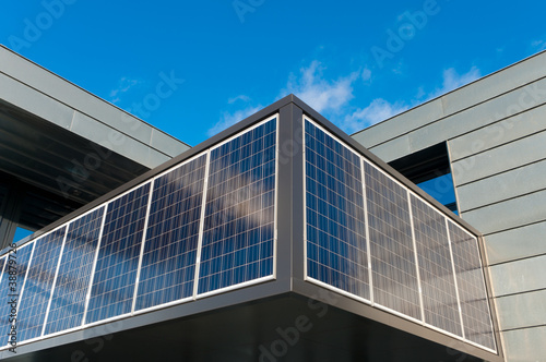 Photo: modern office building modern office building
