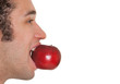 Photo: Man Eating Apple Man Eating Apple