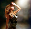 Fashion Dancing Girl. Disco
