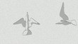 collection of loop animated flying sketch sea bird on paper collection of loop animated flying sketch sea bird on paper