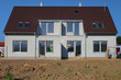 Construction of semi-detached houses in the suburbs