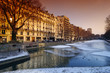 canal st martin sous la glace