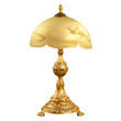 Vintage table lamp isolated on white