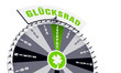 Glücksrad Jackpot grün grau