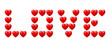 Love written by the small hearts