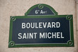 Boulevard st Michel à Paris 6ièm