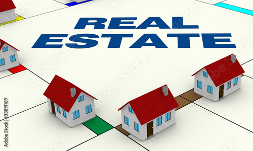 Illustration: concept of real estate concept of real estate