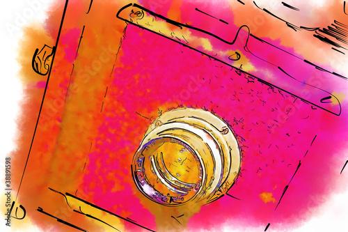 Illustration: old camera old camera