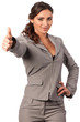 Young cute business woman Young cute business woman