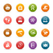 Colored Dots - Halloween Icons Colored Dots - Halloween Icons