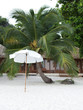 White sand on the beach