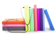 Medical books with stethoscope