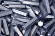 A pile of hexagon metal details