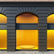 Illustration: Showcase in classical style. Showcase in classical style.