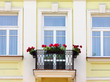 Balcony with flowers