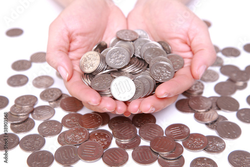 Photo: coins coins