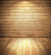 Light wooden room