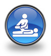 Physical Therapy Glossy Button