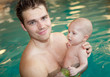 father with baby