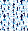 Business team people diagram