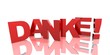 Illustration: 3D Buchstaben - DANKE 3D Buchstaben - DANKE