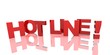 3D Buchstaben - HOTLINE