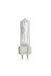 Metal halogen bulb. Isolated image .