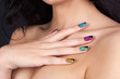 Fashion make-up and manicure