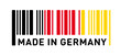 Strichcode made in germany