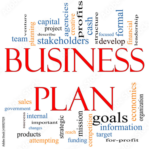 Illustration: Business Plan Word Cloud Concept Business Plan Word Cloud Concept