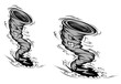Cartoon hurricane